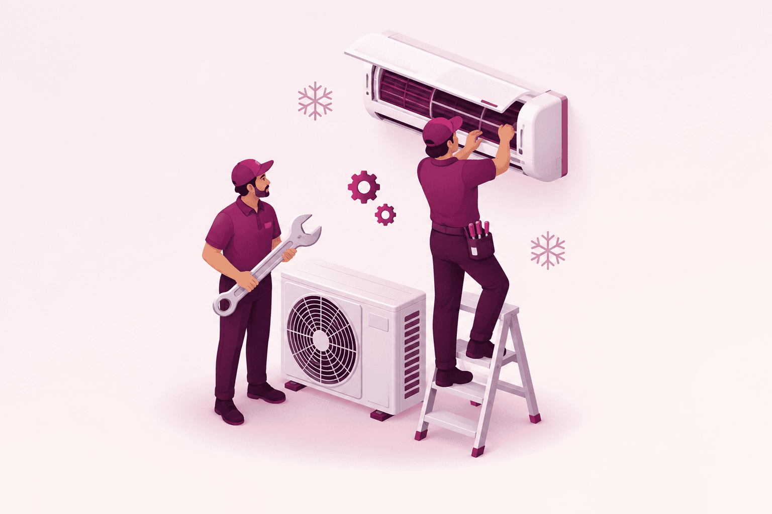 AC Service & Repair — Home Services booked via E Building gated community management app